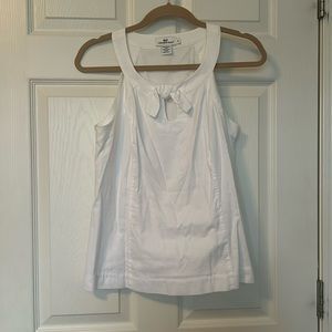 Vineyard Vines white cotton summer tank top.